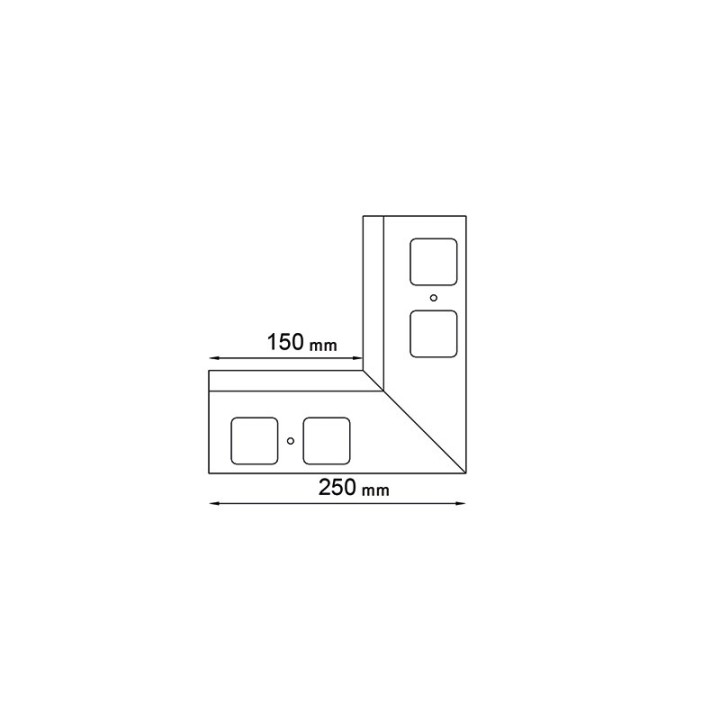 K301 90° Innenecke
