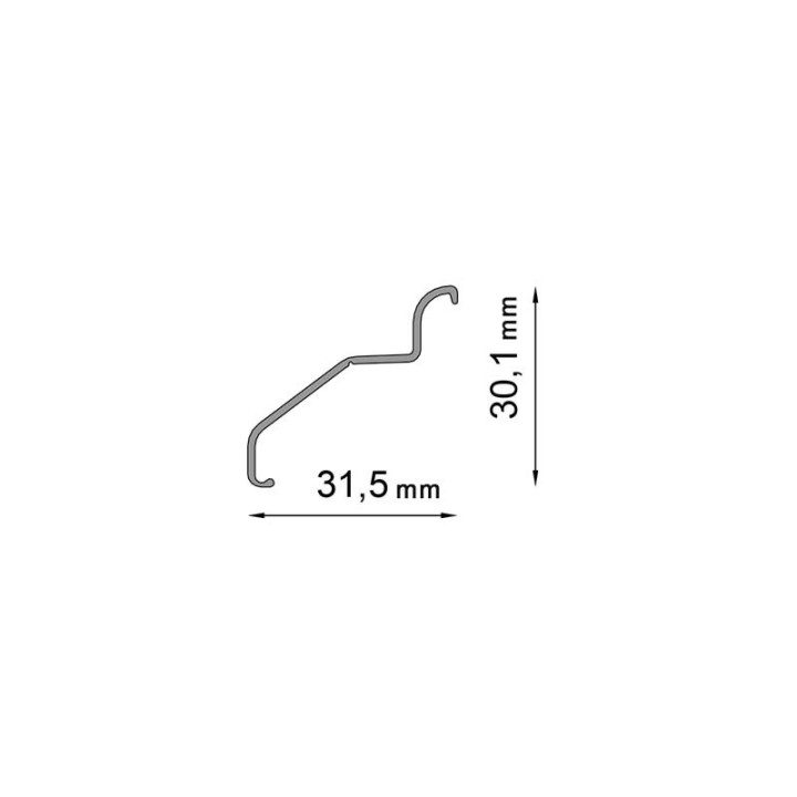 LK20/LK20R Tropfkantenclip