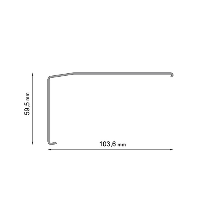 LK301 Tropfkantenclip