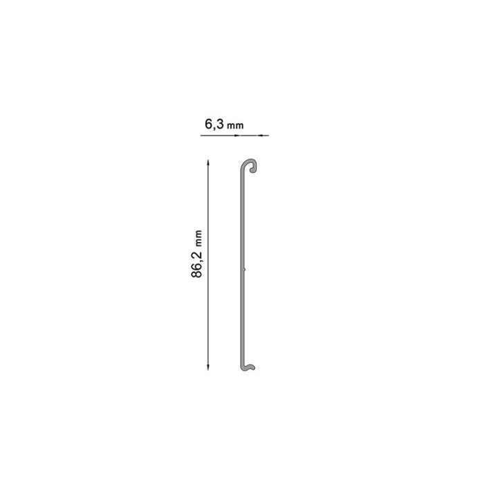 LW30/LW30R PLUS/LW60/LW63 Tropfkantenclip