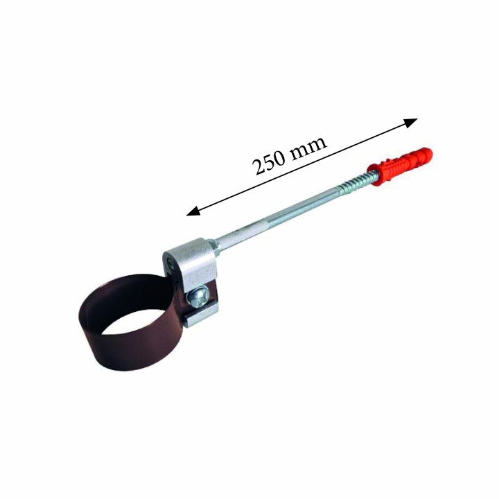 R50 Ø 40 mm Fallrohrschelle mit 25 cm Gewindestift