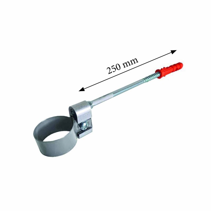 R50 Ø 40 mm Fallrohrschelle mit 25 cm Gewindestift