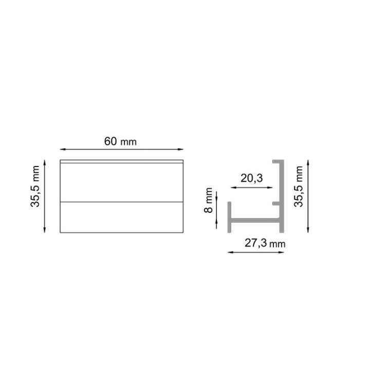 SWD 6 cm untere Haltekonsole