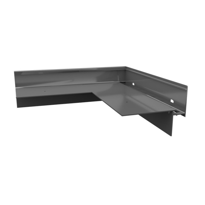 W35 PLUS/W35B 90 Tropfkanten-Adaptereck, links, außen