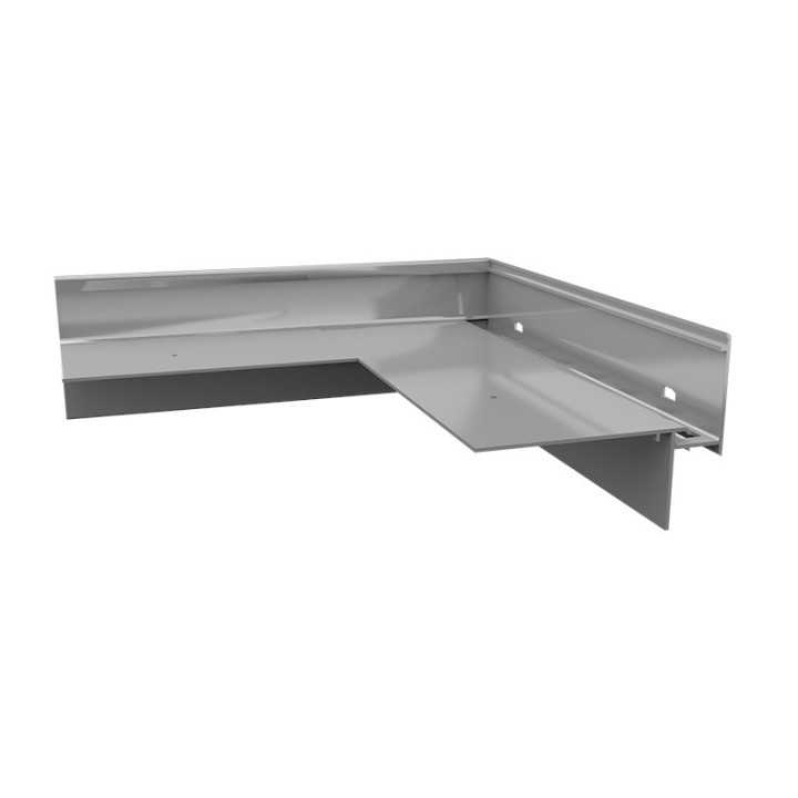 W35 PLUS/W35B 90 Tropfkanten-Adaptereck, links, außen