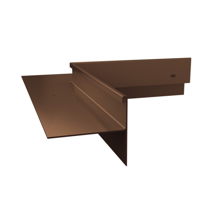 W35 PLUS/W35B 90 Tropfkanten-Adaptereck, rechts, innen