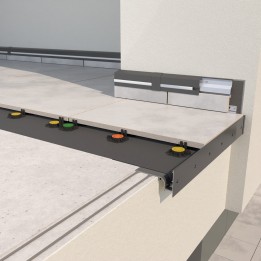 W30 Dachrandprofil für belüftete Terrassen