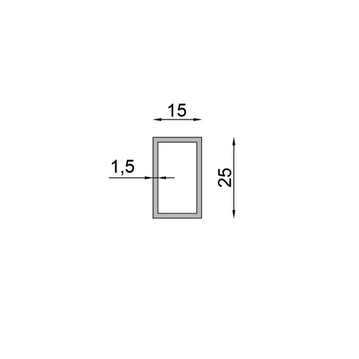 2 m ALU-Lagerverbinder
